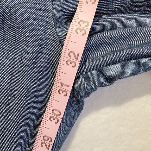 The Limited Denim 312 Flare Denim Jeans Mid Rise Pockets Med Wash Size 10 - Picture 11 of 12